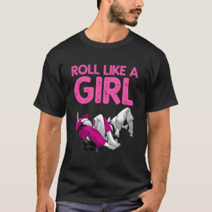 Lustige Jiu Jitsu Kunst für Frauen Mädchen Kinder T-Shirt