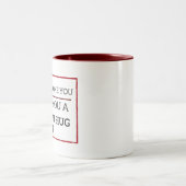 Lustige Jiu Jitsu Umarmungs-Tasse Zweifarbige Tasse (Mittel)