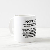 lustige Job-Tasse Kaffeetasse (Vorderseite Links)