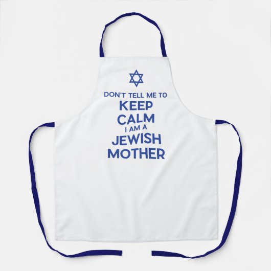 Lustige jüdische Mutter Davidstern Kochen Schürze (Vorderseite)