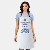 Lustige jüdische Mutter Davidstern Kochen Schürze (Getragen)