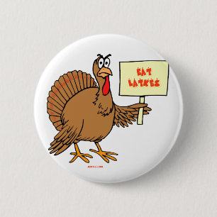 LUSTIGE JÜDISCHE THNAKSGIVUKKAH CHANUKKA GESCHENK BUTTON