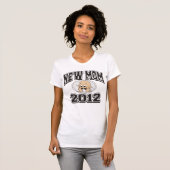 Lustige junge Mutter 2012 T-Shirt (Vorne ganz)