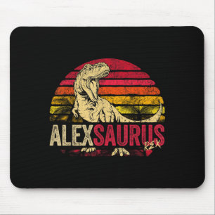 Lustige Jungen Alex Saurus Dinosaurier Rex Name Mousepad