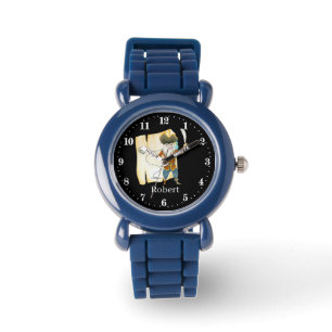 lustige Jungen Piratenliebhaber geben Namen Armbanduhr