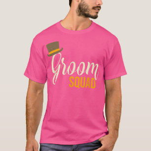 Lustige Junggesellenabschied Bräutigam Squad Stag  T-Shirt