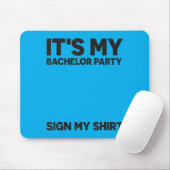 Lustige Junggesellenabschied Hochzeit Junggesellen Mousepad (Mit Mouse)