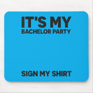 Lustige Junggesellenabschied Hochzeit Junggesellen Mousepad