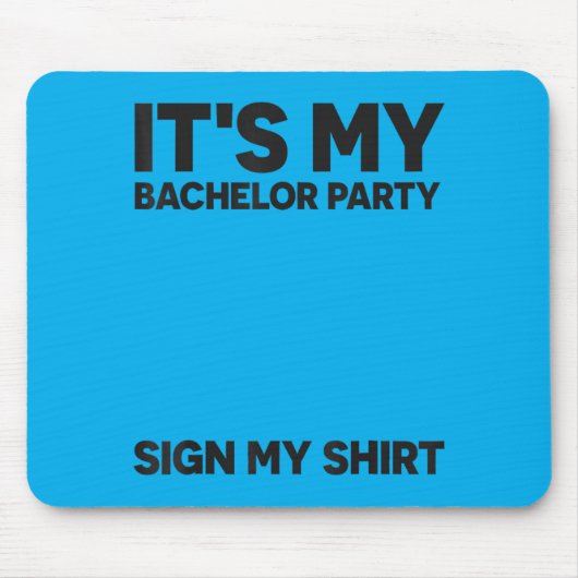 Lustige Junggesellenabschied Hochzeit Junggesellen Mousepad (Vorne)