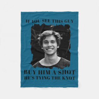 Lustige Junggesellenabschied Männer  Fleecedecke