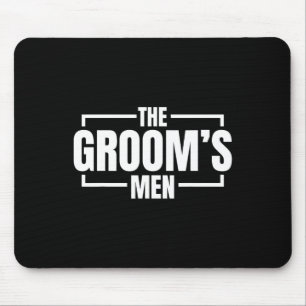 Lustige Junggesellenparty Die Männer des Bräutigam Mousepad