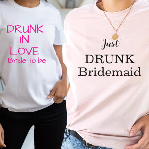 Lustige Junggesellinnen-Abschied Brautjungfer  T-Shirt