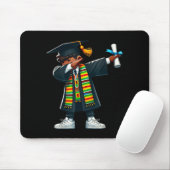 Lustige Jungs Abschluss Absolvent dabbing schwarz Mousepad (Mit Mouse)