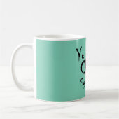 Lustige jüngstes Kindersyndrom-Tasse Kaffeetasse (Links)