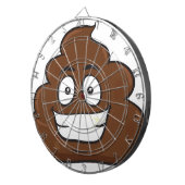 lustige kack-Emoji Dartscheibe (Vorderseite rechts)