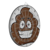 lustige kack-Emoji Dartscheibe (Vorderseite Links)