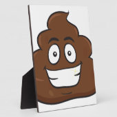 lustige kack-Emoji Fotoplatte (Seite)