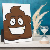 lustige kack-Emoji Fotoplatte (Seite)