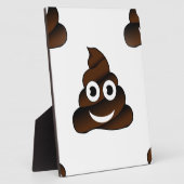 lustige kack-Emoji Fotoplatte (Seite)