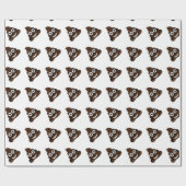 lustige kack-Emoji Geschenkpapier (Flach)