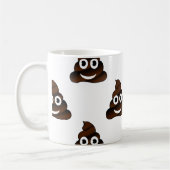 lustige kack-Emoji Kaffeetasse (Links)