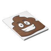 lustige kack-Emoji Notizblock (angewinkelt)