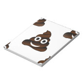 lustige kack-Emoji Notizblock (Rotiert)