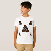 lustige kack-Emoji T-Shirt (Vorne ganz)