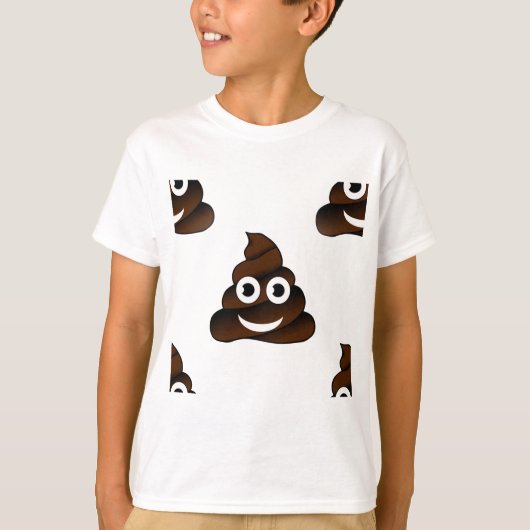 lustige kack-Emoji T-Shirt (Vorderseite)
