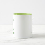 Lustige Kaffee-Arbeitswort-Kunst Tasse (Zentrum)