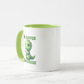 Lustige Kaffee-Arbeitswort-Kunst Tasse (Vorderseite Links)