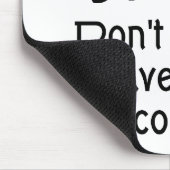 Lustige Kaffee-Liebhaber-Mausunterlage mit Mousepad (Ecke)