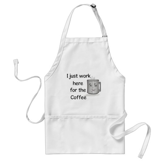 Lustige Kaffee-Liebhaber-Schürze Schürze (Vorne)