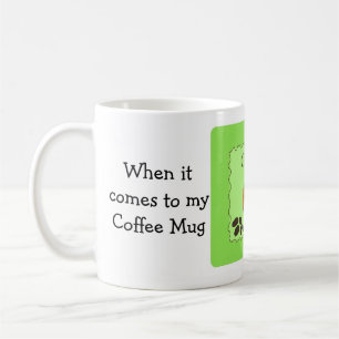 Lustige Kaffee-Spruch Größe ist wichtig Kaffeetasse