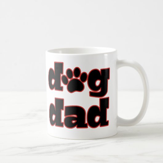 Lustige Kaffee-Tasse des HundeVaters Kaffeetasse (Rechts)