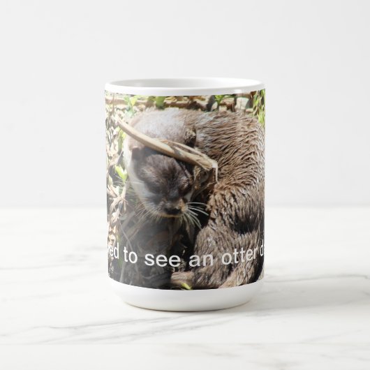 Lustige Kaffee-Tasse des Otters Kaffeetasse (Mittel)