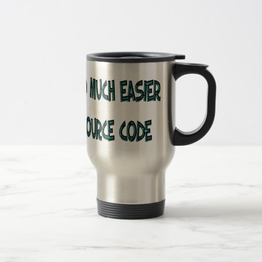 Lustige Kaffee-Tasse für Computerprogrammierer Reisebecher (Rechts)