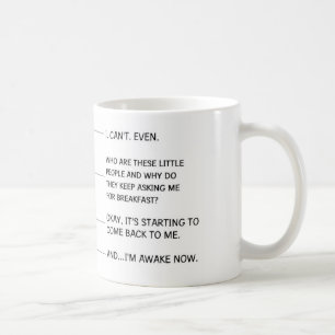 Lustige Kaffee-Tasse für die Mama oder Vater Kaffeetasse