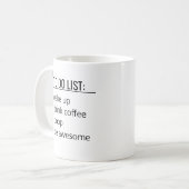 Lustige Kaffee-Tasse Kaffeetasse (Vorderseite Links)