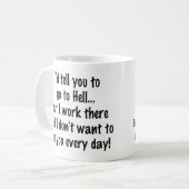 Lustige Kaffee-Tasse Kaffeetasse (Vorderseite Links)