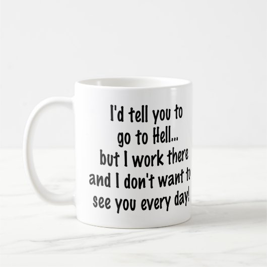Lustige Kaffee-Tasse Kaffeetasse (Links)