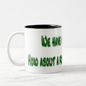 Lustige Kaffee Tasse mit Sprichwort (Links)