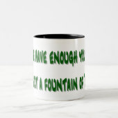 Lustige Kaffee Tasse mit Sprichwort (Mittel)