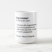 Lustige Kaffee-Tasse - Programmiererdefinition - Kaffeetasse (Mittel)