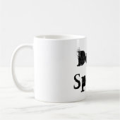 Lustige Kaffee-Tasse: Sprechen Sie nicht Zitat Kaffeetasse (Links)