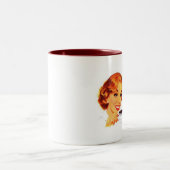 Lustige Kaffee-Tasse Zweifarbige Tasse (Mittel)