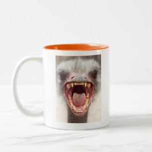 Lustige Kaffee-Tassen Zweifarbige Tasse