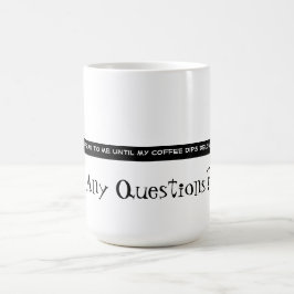 Lustige Kaffee-Zitate benötige ich Kaffee-Witze Kaffeetasse