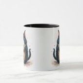 Lustige Kaffee-Zitate Mit Katze Tasse (Zentrum)