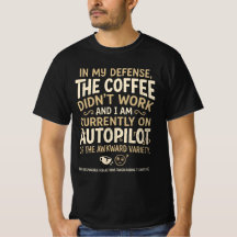 Lustige Kaffeedruckschrift